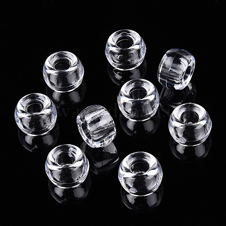Perle di plastica trasparente KY-T025-01-E09-1