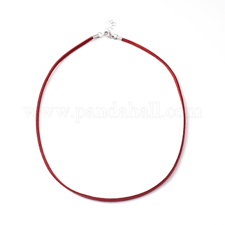 Faux Suede Cord Necklaces Making AJEW-E010-05-2mm-1