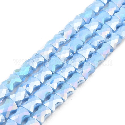 Fili di perle di vetro lastra di colore ab EGLA-P051-06A-B06-1