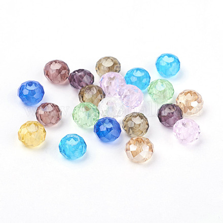 Transparent Glass Beads GLAA-S102-M-1