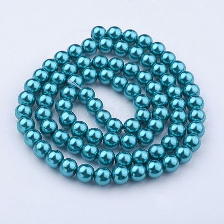 Glass Pearl Beads Strands HY-10D-B52-1