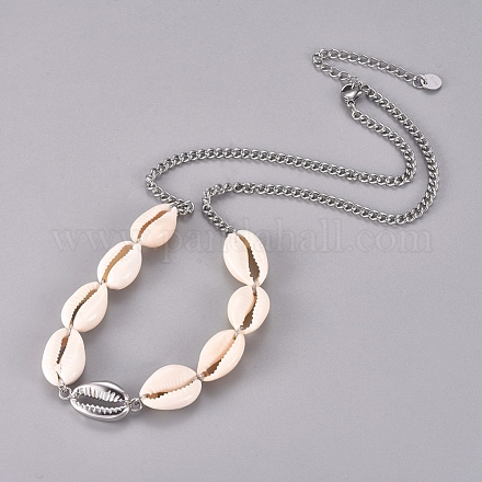 304 inoxydable colliers de perles d'acier STAS-D232-04P-1