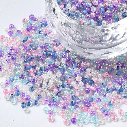 Perline di vetro rotondo SEED-S057-R-001-1