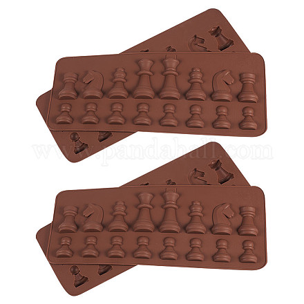 Stampo a forma di scacchi in silicone PH-DIY-WH0072-21-1