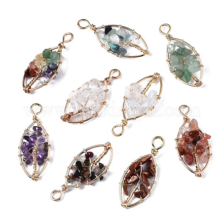 Natural & Synthetic Gemstone Pendants G-T131-98B-1