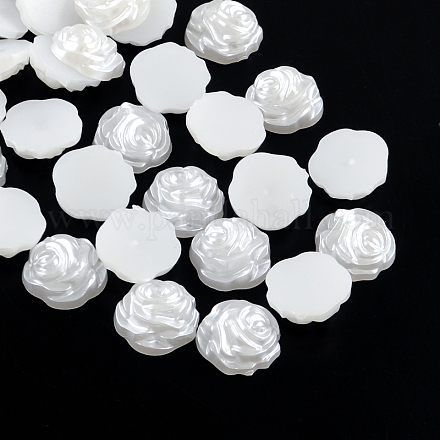 Cabujones de perlas de imitación de plástico ABS SACR-R857-Z9-1
