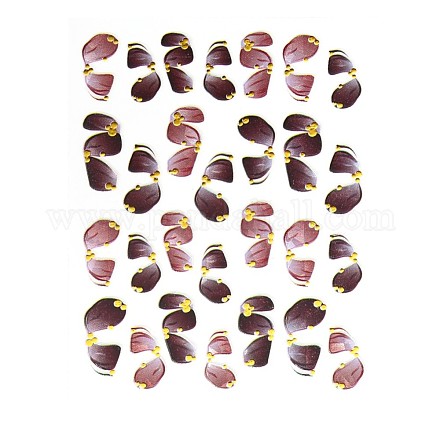Pegatinas de calcomanías de uñas con cinta láser brillante MRMJ-R112-Z-D4311-01-1