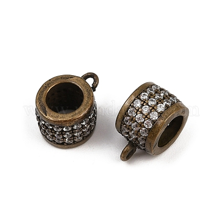 Латунные поручни из кубического циркония с микропаве ZIRC-M075-05AB-A-NR-1