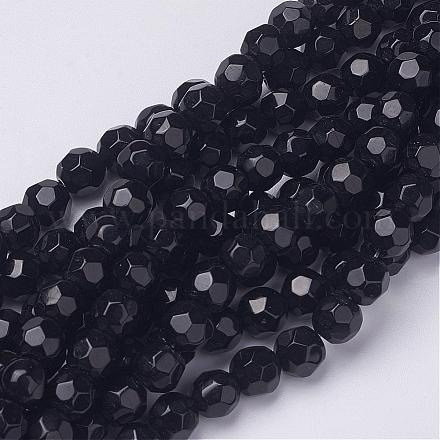 Chapelets de perles en verre GF8mmC27-1