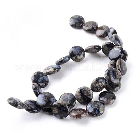 Chapelets de perles en labradorite naturelle G-R356-88-1