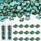 NBEADS About 432 Pcs 2 Hole Tila Beads Half Tila Beads, 5x5mm/5x2mm 2-Hole Glass Seed Beads Light Sky Blue Rectangle Mini Beads Japanese Glass Beads for Bracelet Necklace Earring Jewelry Making