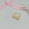 1Pc Rectangle Acrylic Cuff Rings, Pale Goldenrod, Inner Diameter: 17mm