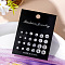 12 Pairs 6 Sizes Brass with Clear Cubic Zirconia Stud Earrings Sets, Platinum, Flat Round, 90x70x2mm, 2 Pairs/size