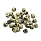 Natural Dalmatian Jasper Cabochons, Half Round, 4x2~2.5mm