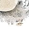 Transparent Colours Glass Round Beads, Round Hole, Faceted, Beige, 6x5.5mm, Hole: 1.2mm, about 2000pcs/pound