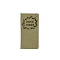 Handmade Microfiber Leather Labels, Rectangle, Garland, Yellow Green, 50x25mm