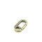 Alloy Spring Gate Rings, Oval, Brushed Antique Bronze, 33x17mm