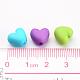 Mixed Frosted Acrylic Heart Beads X-MACR-S725-M-4