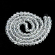 Perles en verre rondes transparentes drawbench X-GLAD-Q012-8mm-04-2
