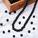 OLYCRAFT 200Pcs Black Wood Beads 12x11mm Large Hole Wood Beads Natural Dyed Black Wooden Beads Barrel Wooden Beads Wooden Spacer Beads with 4.5~5mm Hole for DIY Craft Jewelry Making WOOD-WH0030-24-4