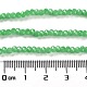 Brins de perles de verre imitation jade peints au four DGLA-A034-J2MM-A10-1