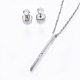 304 Stainless Steel Jewelry Sets SJEW-H059-11P-1