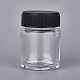 22mlガラス空瓶  ガラス瓶  ねじ蓋付き  詰め替え式ボトル  ブラック  3.6x5cm  容量：22ml（0.74液量オンス） MRMJ-WH0059-92-1