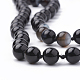 Colliers de multi-brins avec perles en agate naturelle NJEW-S407A-01-3