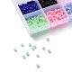 180G 15 Colors Glass Seed Beads SEED-JQ0003-01B-4mm-4