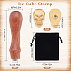 CRASPIRE 1Pc Golden Tone Brass Stamp Head DIY-CP0007-87C-2