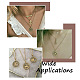 Fashewelry 2 set 2 colori accessori in lega di zinco ciondolo gioielli FIND-FW0001-06-7