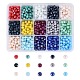 1500 pièces 15 couleurs galvanoplastie perles de verre brins EGLA-SZ0001-10-1