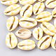 Perles de coquillage cauri naturelles imprimées X-SHEL-S274-03-2