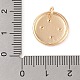 Латунь с подвесками из прозрачного кубического циркония KK-N256-24G-G-3