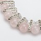 Trendy Mixed Stone Glass Beads Bib Statement Necklaces NJEW-JN00977-3