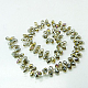 Electroplate Glass Faceted Teardrop Beads Strands EGLA-D014-17-2