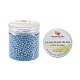 Perles rondes en verre teinté écologique HY-PH0001-3mm-RB006N-5