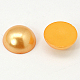 Half Round Domed Imitated Pearl Acrylic Cabochons OACR-H001-1C-2