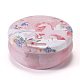 Bougies en fer blanc imprimées licorne rose DIY-P009-A07-3