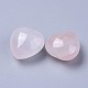 Natural Rose Quartz Heart Love Stone G-F659-B31-2