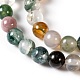 Round Natural Indian Agate Beads Strands G-S122-8mm-2