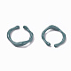 Spray Painted Alloy Cuff Rings RJEW-T011-13-RS-2