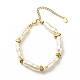 Collier bracelet perles imitation abs & hématite synthétique SJEW-JS01240-5