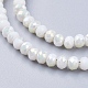 Chapelets de perles en rondelles facettées en verre électrolytique EGLA-D020-4x3mm-05-3