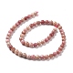 Chapelets de perles en rhodonite naturelle G-E571-01A-2
