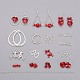 Fabrication de boucles d'oreilles bricolage saint valentin DIY-JP0003-60S-1