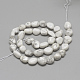 Chapelets de perles en howlite naturelle G-R445-8x10-26-2