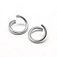 Jewelry Findings Original Color Stainless Steel Jump Rings X-STAS-E011-4x0.7mm-2