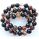 Natural Miracle Agate Beads 002KLF011-1