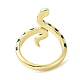 Змеиные настоящие кольца-манжеты из 18-каратного золота для женщин KK-C220-07G-3